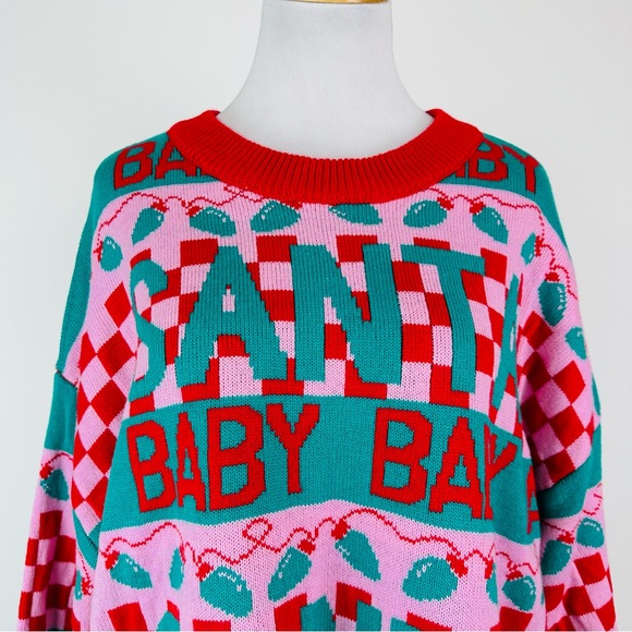 Grayson Threads Santa Baby Christmas Sweater Size XXL - Picture 2 of 7